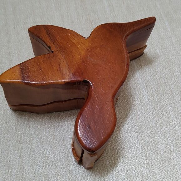 Wooden Hand Crafted Hummingbird Puzzle Box - Picture 4 of 9